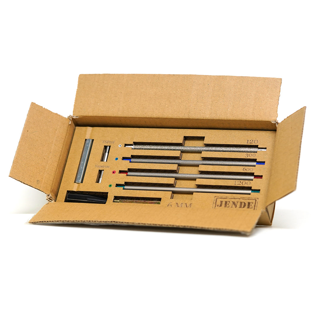 Jende Industries Diamond Sharpening Rod Sets for Serrated Blades