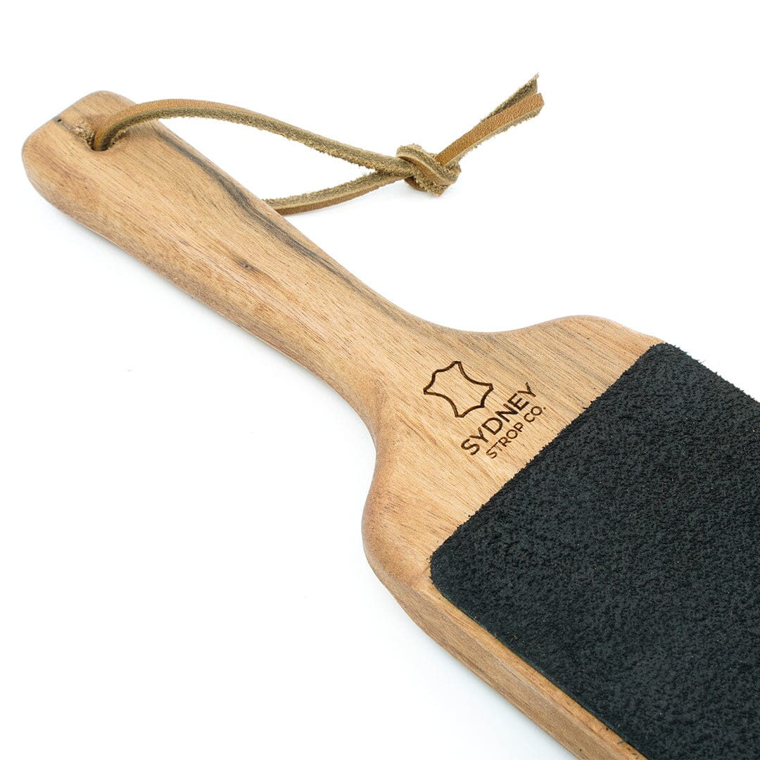 Double-Sided Paddle Strop - Black Cow Leather - Made in Australia