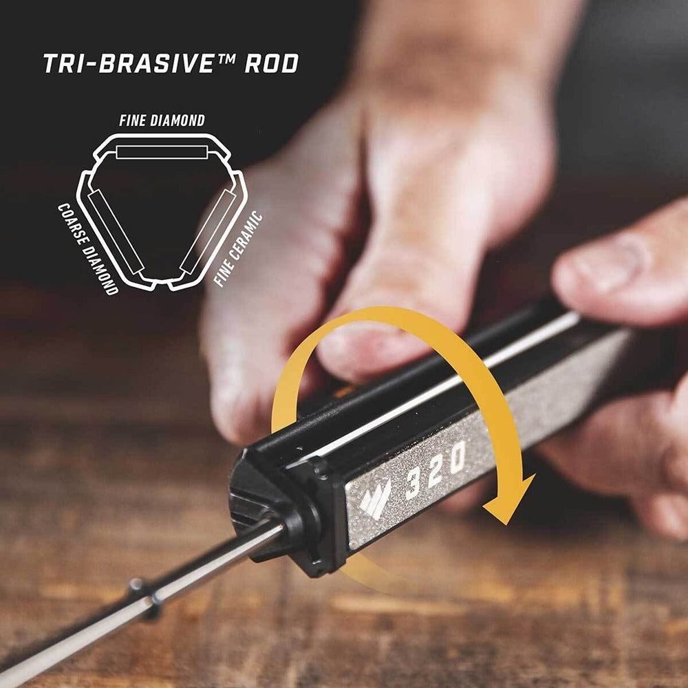 Work Sharp Precision Adjust Knife Sharpener With Tri-Brasive And Pivot Response