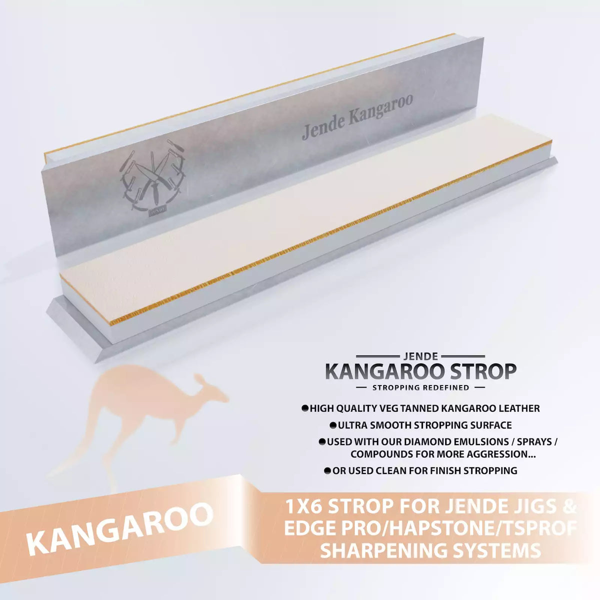 Jende Kangaroo Leather Strop