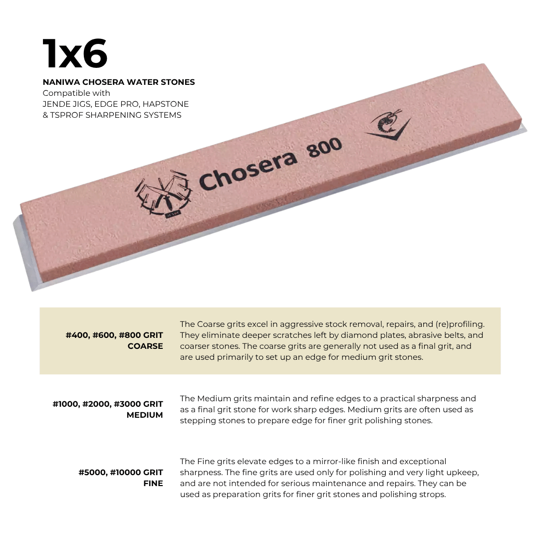 1×6 Naniwa Chosera Water Stones #800