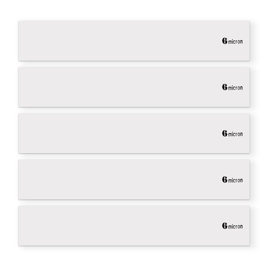 1x6 Jende Diamond Lapping Film 5 Pieces to suit TSPROF, HAPSTONE, Edgepro, JIGS