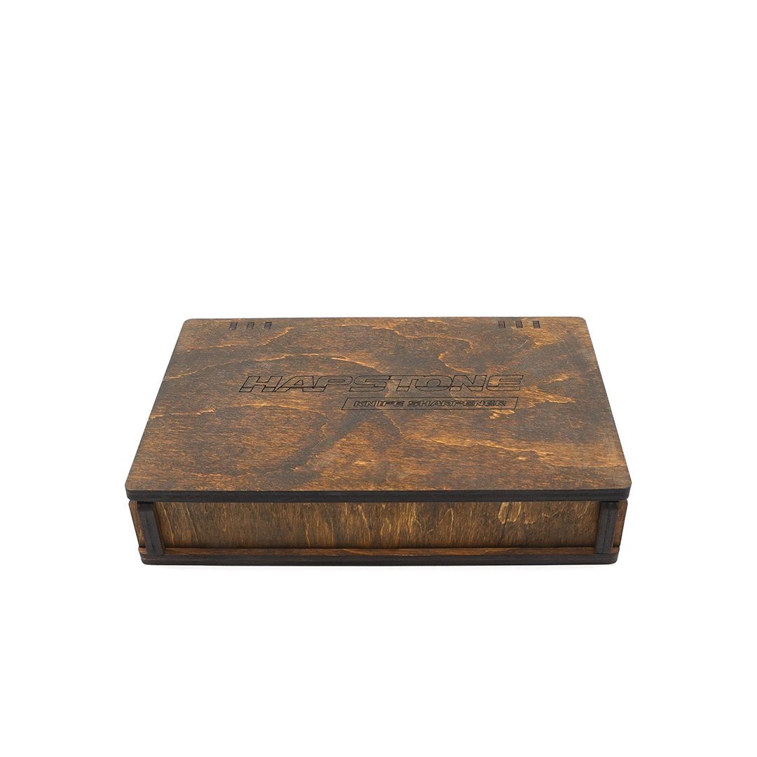 Hapstone Wooden Storage Case for 6 Sharpening Stones