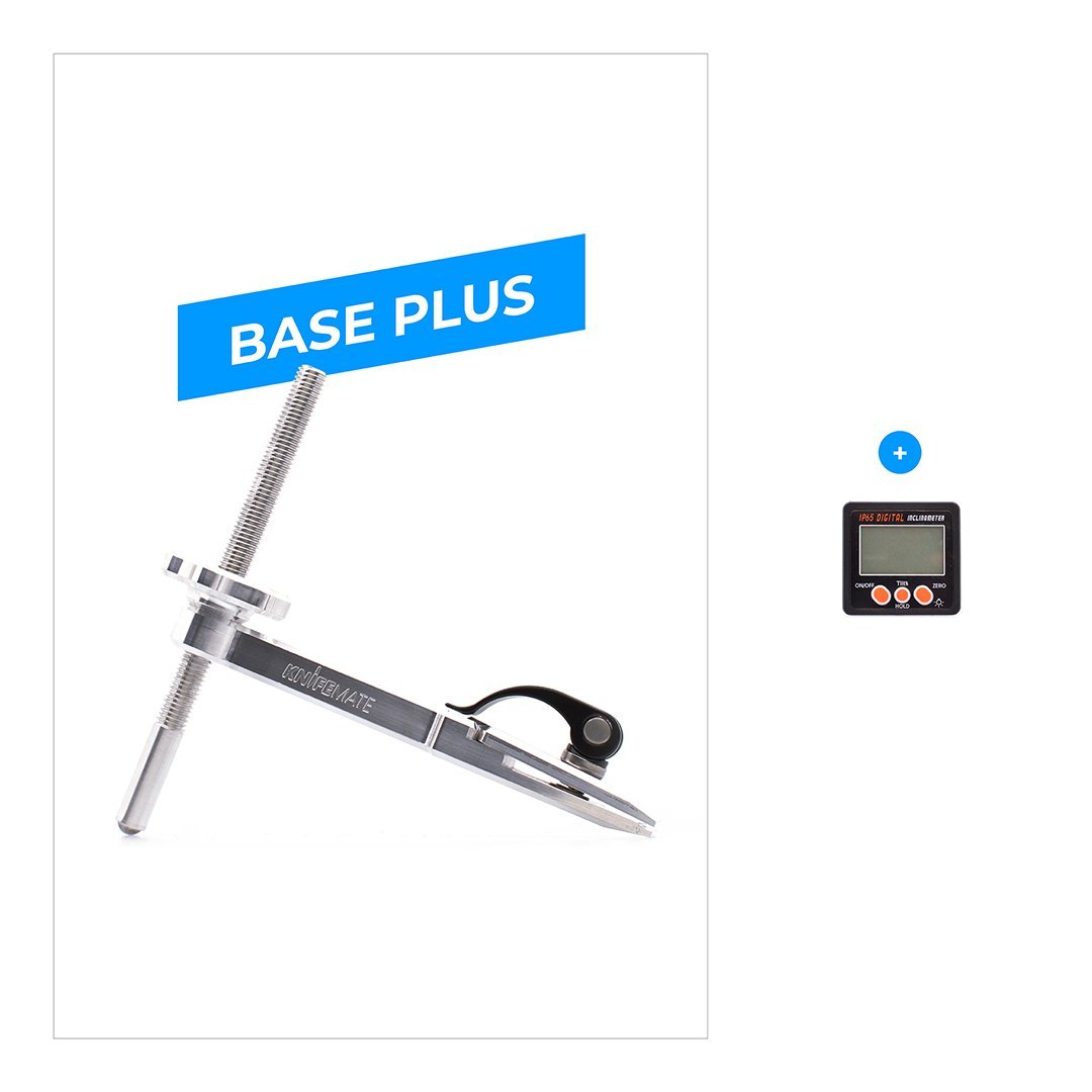 KNIFEMATE australian made knife sharpener made with CNC aluminium and pressed bearing in end