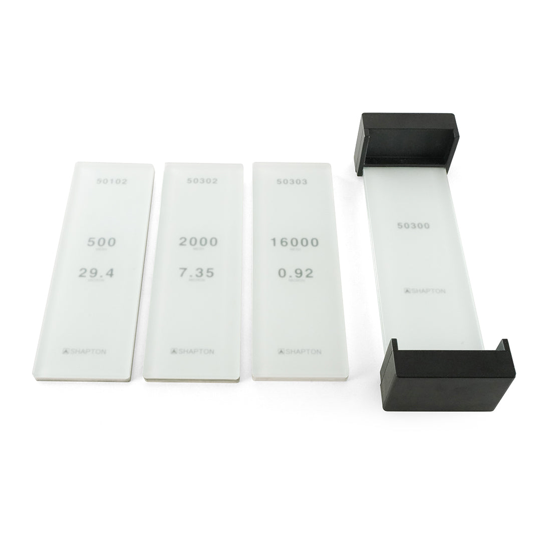 Shapton Glass Stone 3 Piece Stone Set #500, #2000, #16000 Grit
