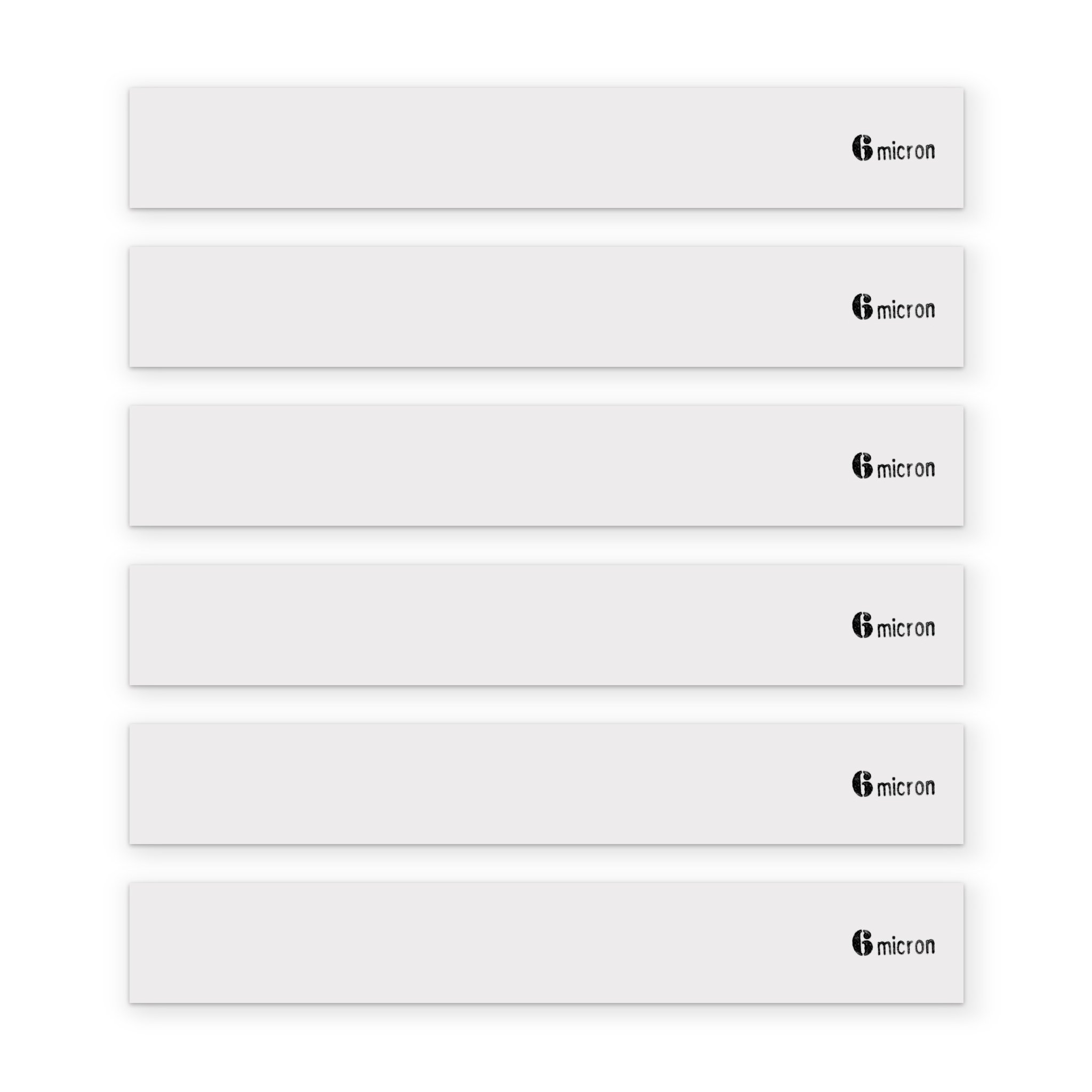 Wicked Edge Jende Diamond Lapping Film 6 Pieces, strips of film with adhesive backing