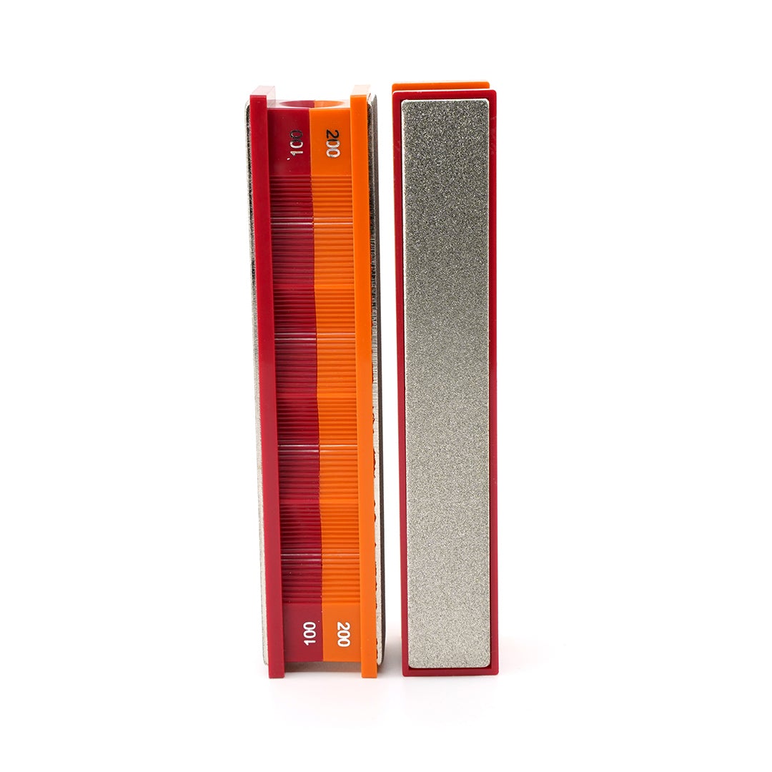 Wicked Edge 100 and 200 Grit Diamond Sharpening Stones BACK 100