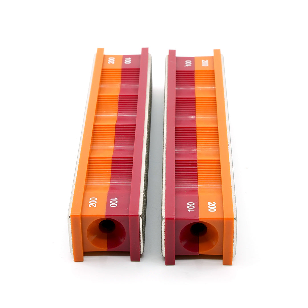 Wicked Edge 100 and 200 Grit Diamond Sharpening Stones FRONT