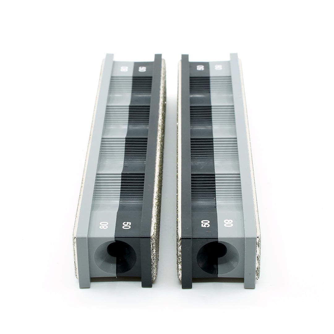 Wicked Edge 50 and 80 Grit Diamond Sharpening Stones front