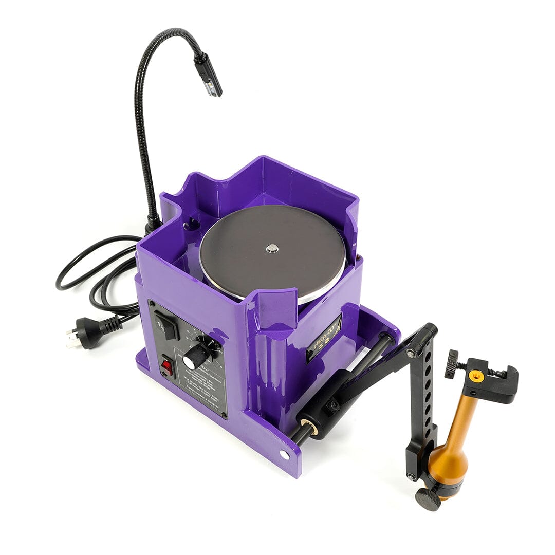 Wolff Industries Hira-To Flat Hone Scissor Sharpener With Hook And Loop Discs