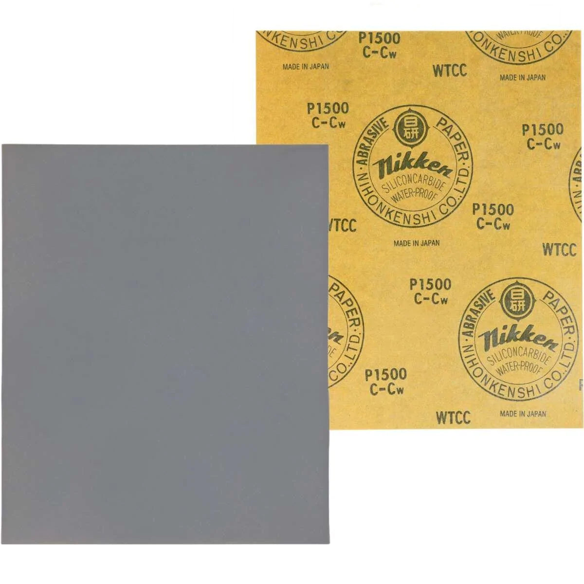 Nikken Japan Abrasive Sheets 230mm x 208mm With Adhesive Backing