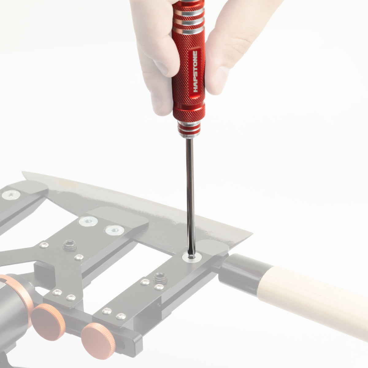 Ball-End Hex Screwdriver 4 mm «Fire Orange» for Hapstone R2