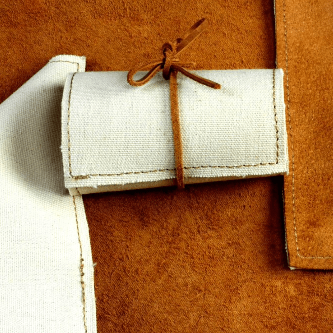 Jende Industries Artisan Leather Knife Roll - Vintage Tan
