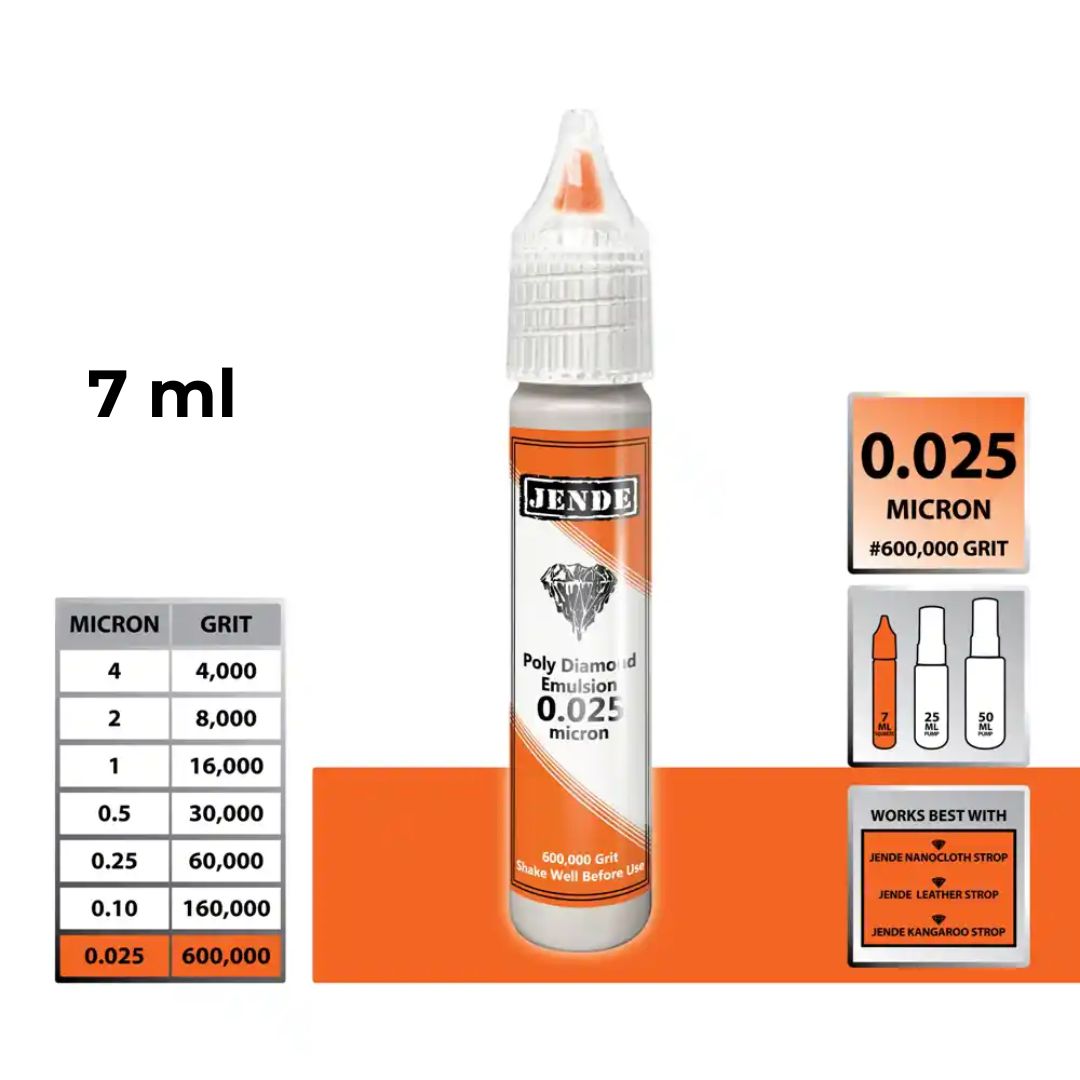 Jende Poly Diamond Emulsion 7ml All Grit Kit