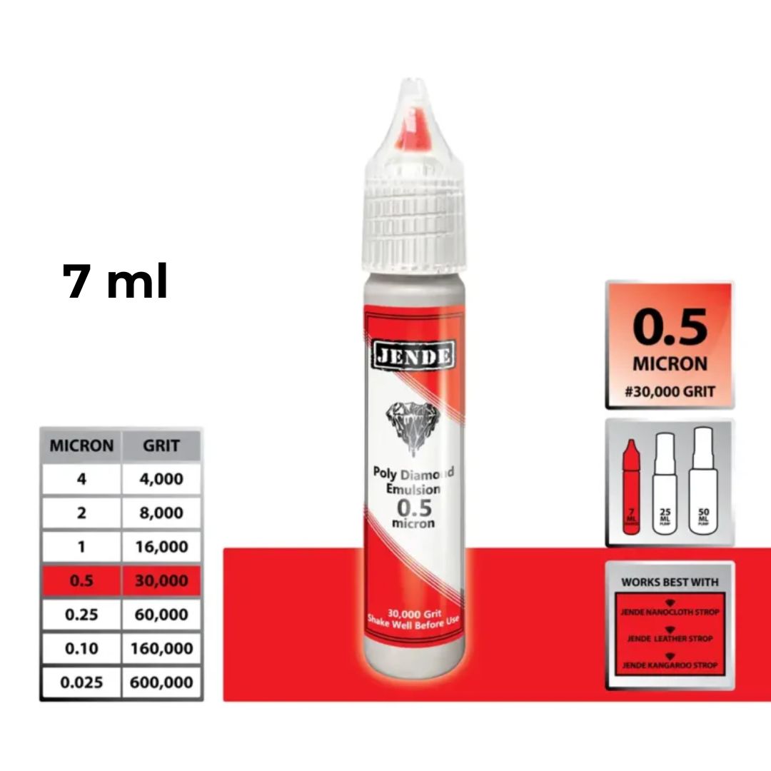 Jende Poly Diamond Emulsion 7ml All Grit Kit