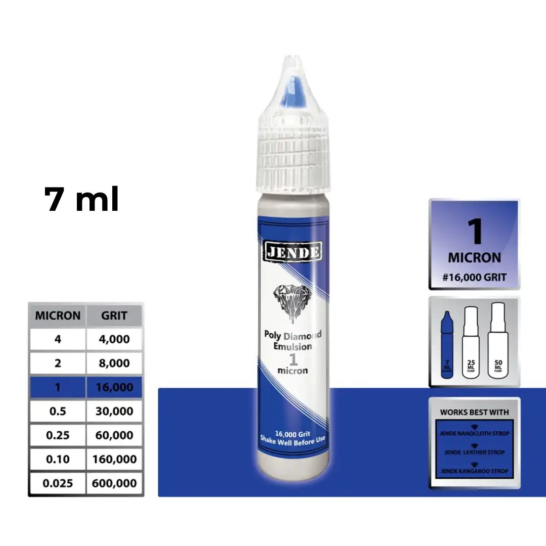 Jende Poly Diamond Emulsion 7ml All Grit Kit