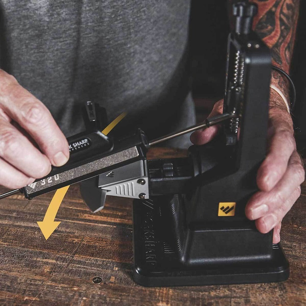 Work Sharp Precision Adjust Knife Sharpener With Tri-Brasive And Pivot Response