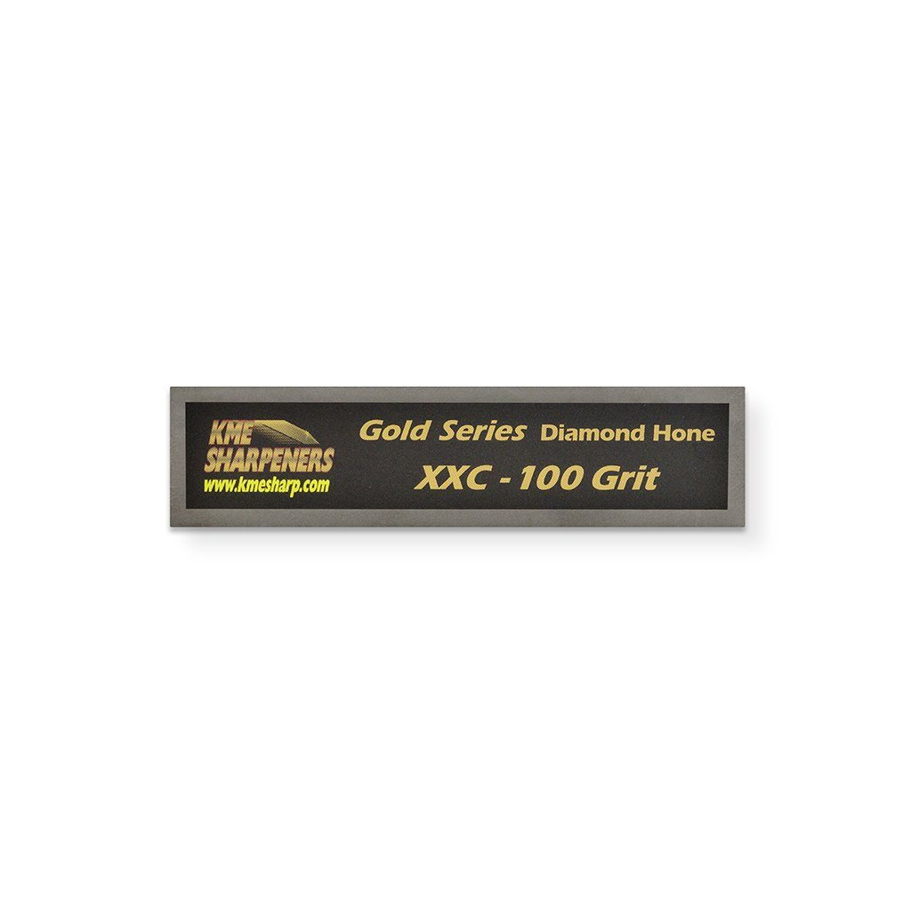 KME Gold Series Diamond Stones rectangle and have diamonds mounted to them, sticker label to identify grit size