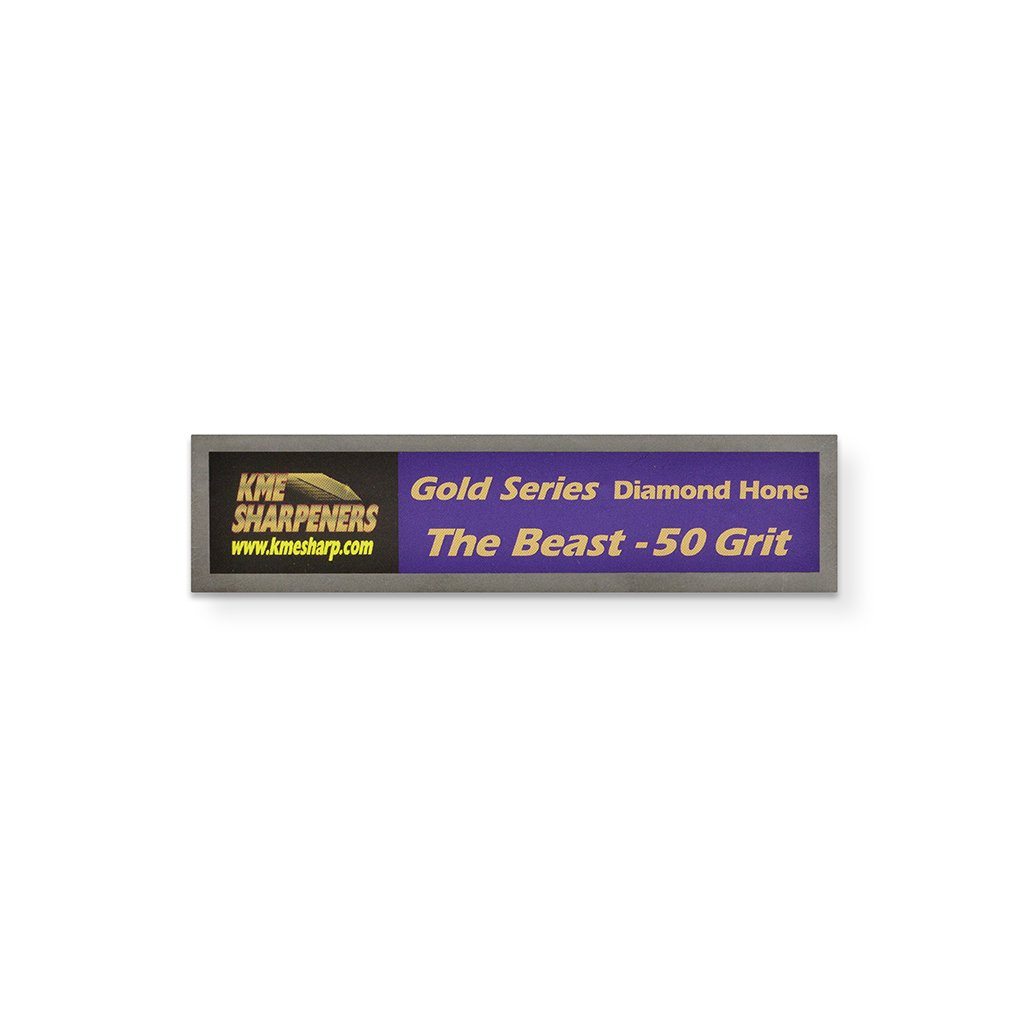 KME Gold Series Diamond Stones rectangle and have diamonds mounted to them, sticker label to identify grit size