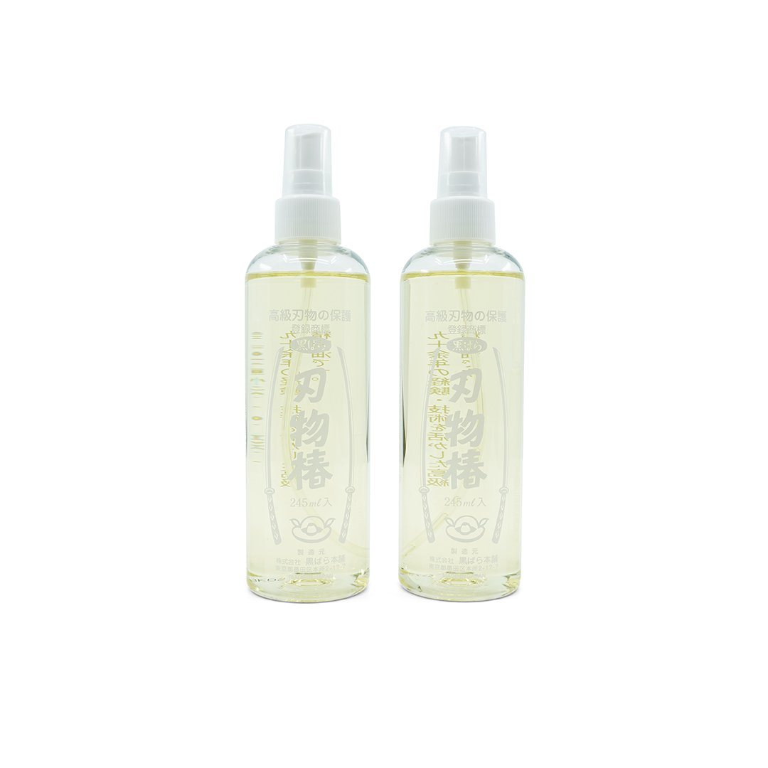 Kurobara Camellia Tsubaki Cutlery Oil 100% Pure 245ml Twin Pack