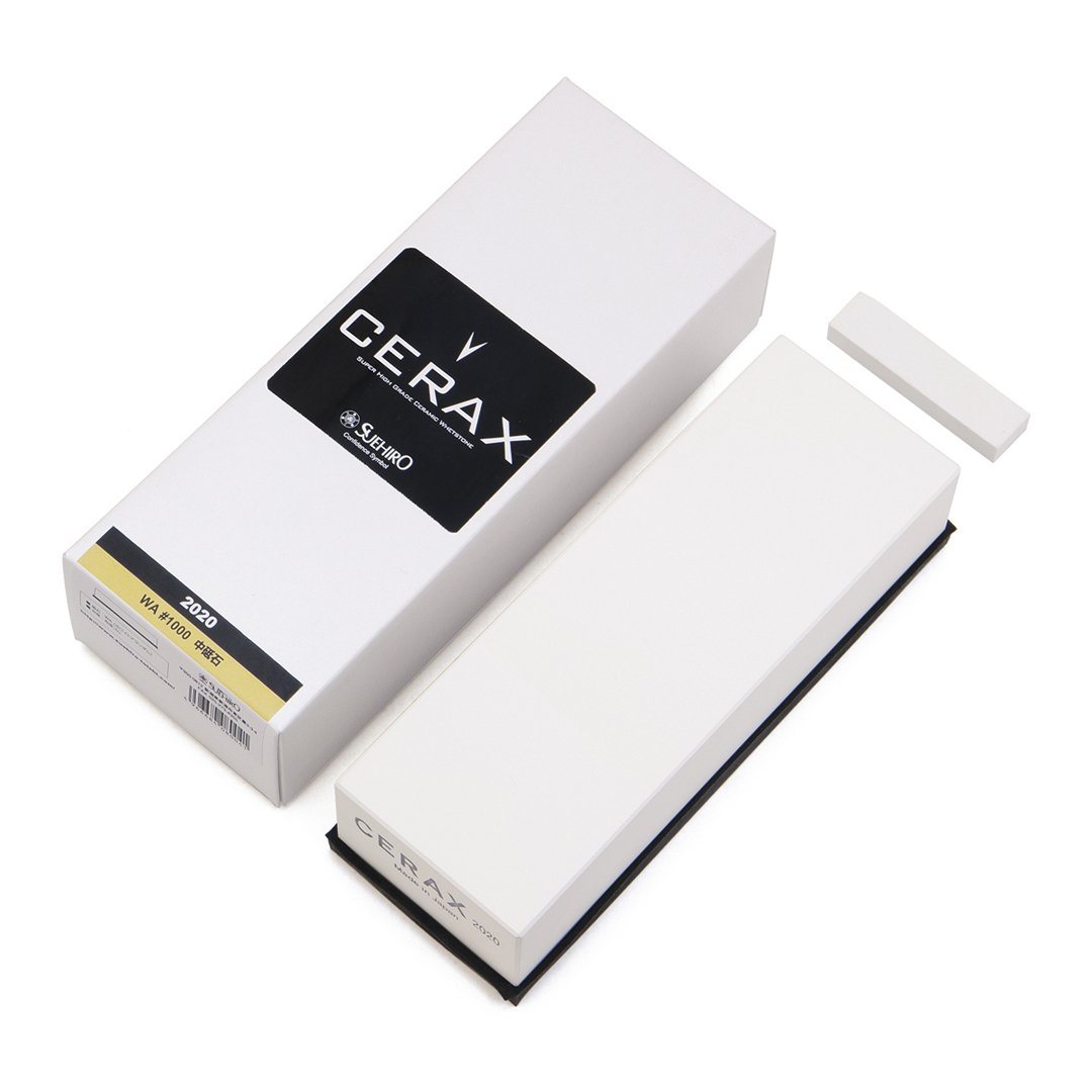 Suehiro Japanese Whetstone - Cerax #1000 Grit (2020) - Benchstone Freehand Sharpening tools and equipment