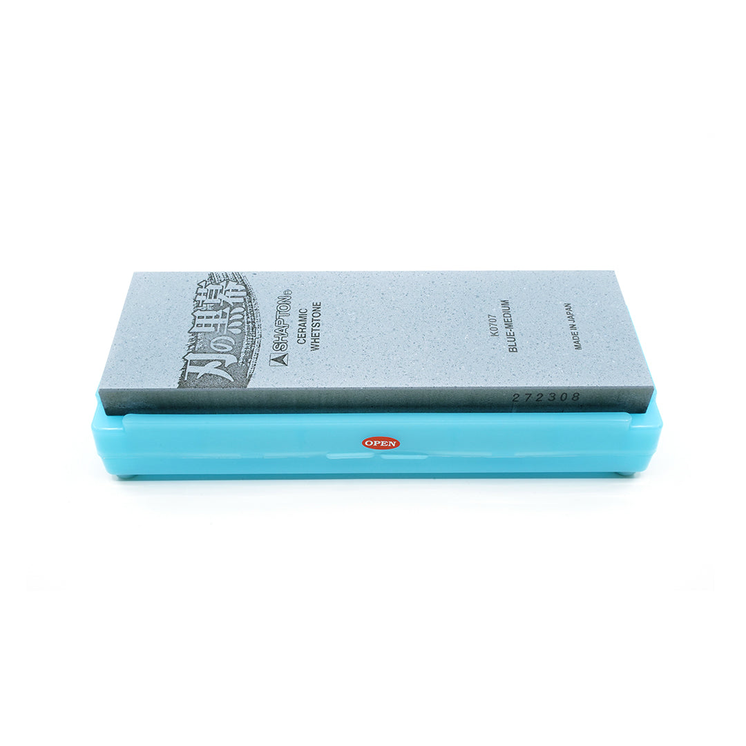 Shapton Kuromaku Sharpening Stone Ceramic Whetstone Blue #1500