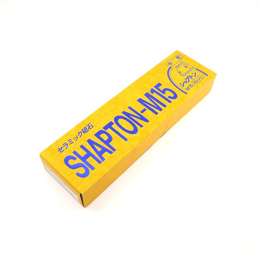 Shapton M15 Japanese Whetstone On Wooden Base #1000 Grit (Orange)