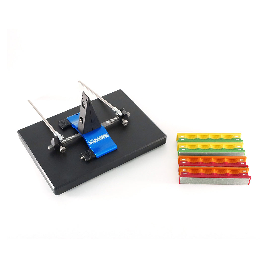 Wicked Edge WE100 Sharpening System with base